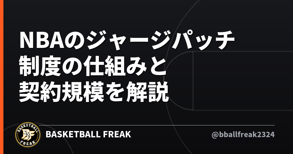 NBAのジャージパッチ制度の仕組みと契約規模を解説